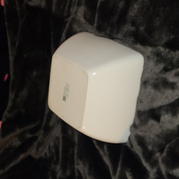 SANT' ANDREA White Royal Porcelain Fusion Square Bowl - Picture 4 of 8